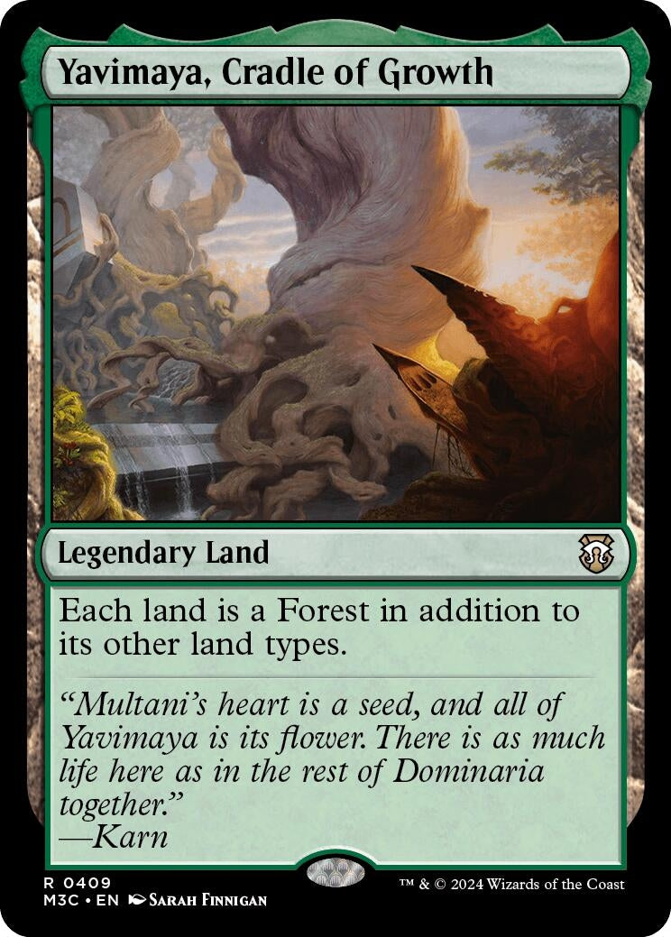 Image for Yavimaya, Cradle of Growth (409) (Commander: Modern Horizons 3) - Magic: The Gathering