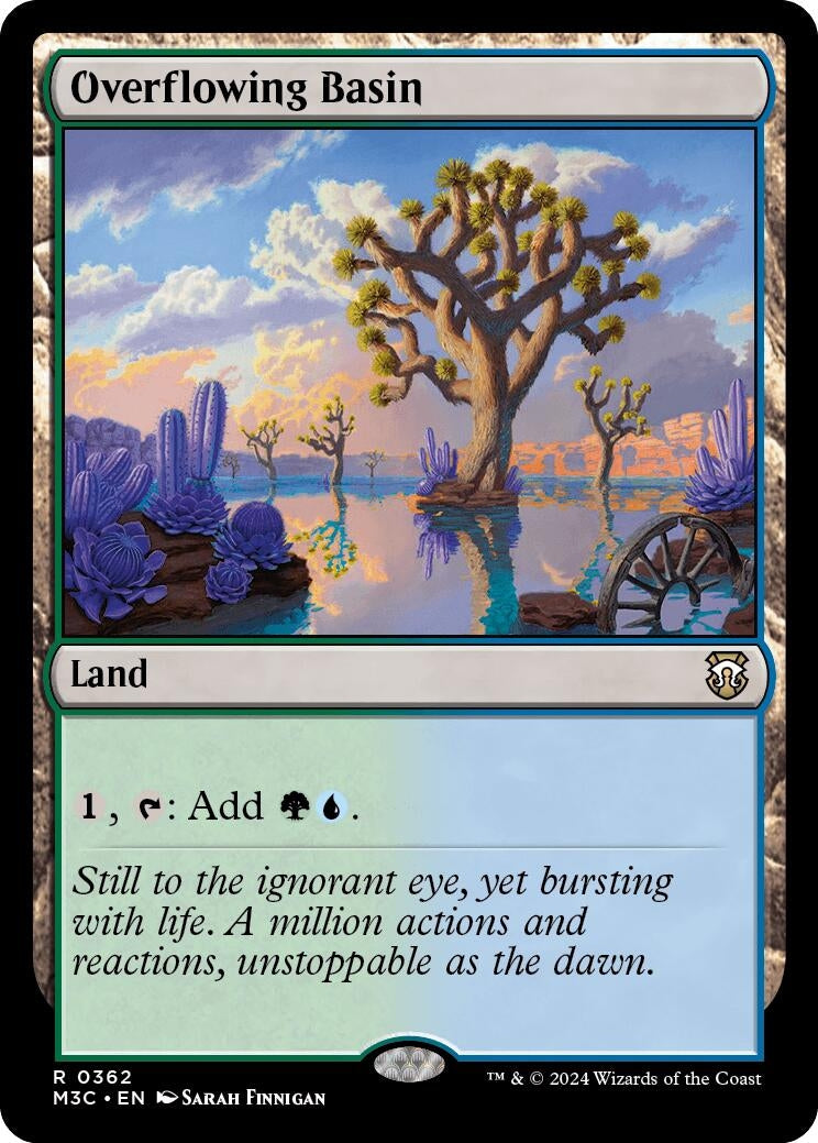 Image for Overflowing Basin (362) (Commander: Modern Horizons 3) - Magic: The Gathering
