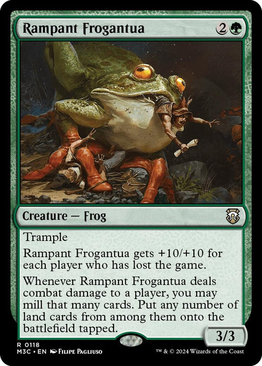 Image for Rampant Frogantua (118) (Commander: Modern Horizons 3) - Magic: The Gathering