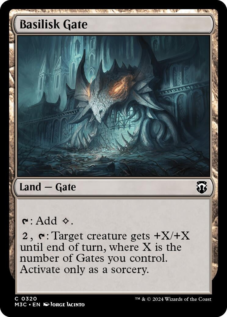 Image for Basilisk Gate (320) (Commander: Modern Horizons 3) - Magic: The Gathering
