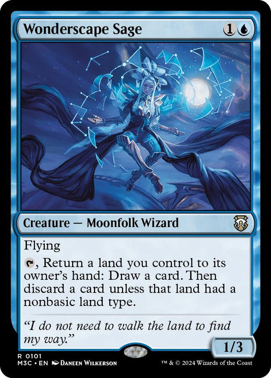 Image for Wonderscape Sage (101) (Commander: Modern Horizons 3) - Magic: The Gathering