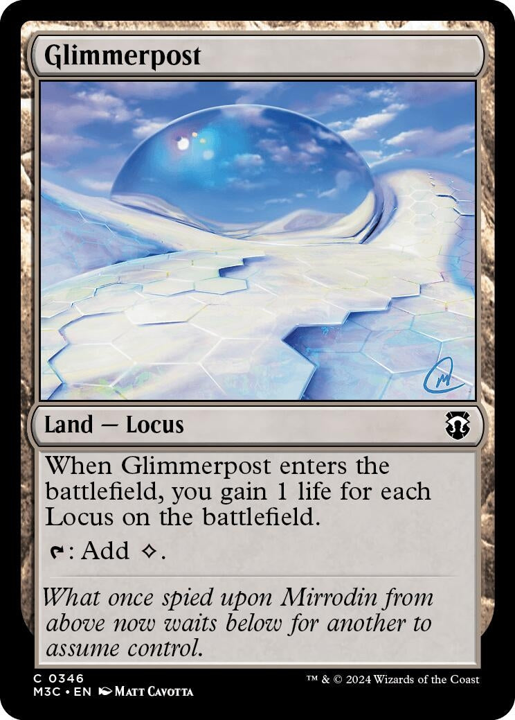 Image for Glimmerpost (346) (Commander: Modern Horizons 3) - Magic: The Gathering