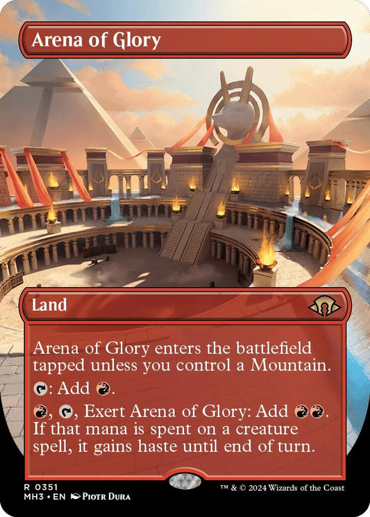 Image for Arena of Glory (Borderless) (351) (Modern Horizons 3) - Magic: The Gathering