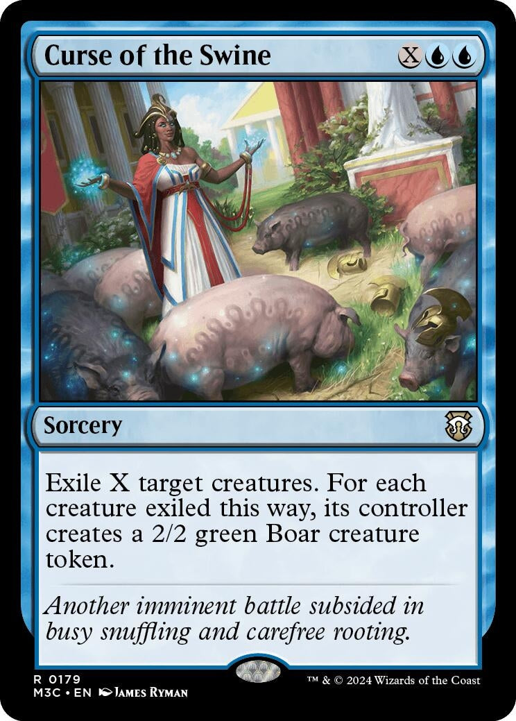 Image for Curse of the Swine (179) (Commander: Modern Horizons 3) - Magic: The Gathering