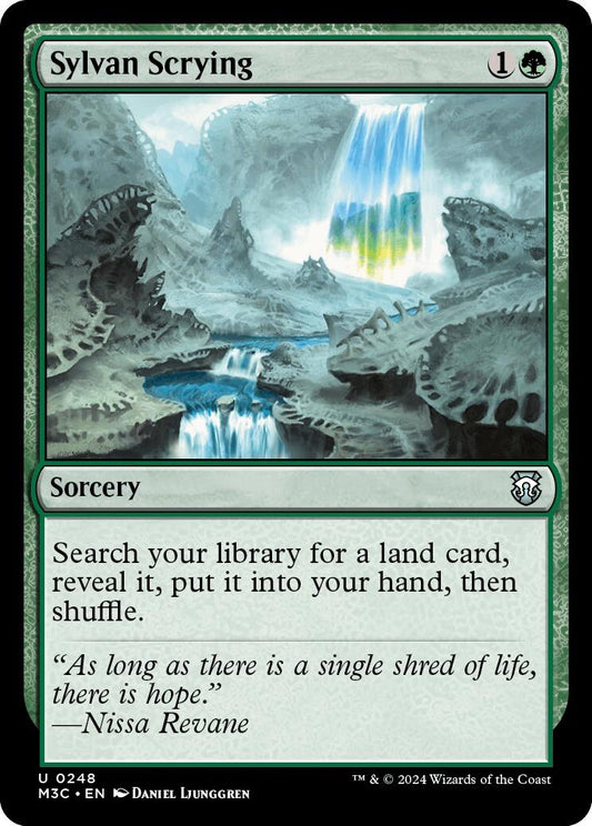 Image for Sylvan Scrying (248) (Commander: Modern Horizons 3) - Magic: The Gathering