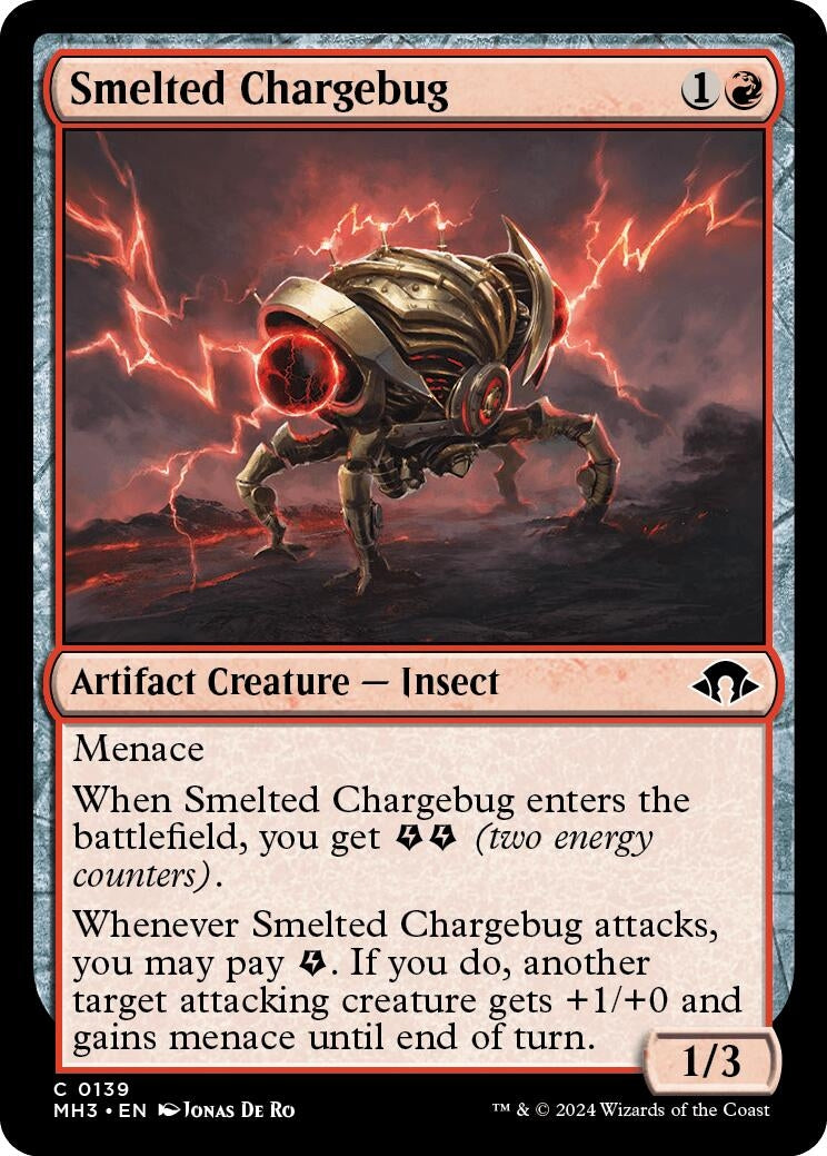 Image for Smelted Chargebug (139) (Modern Horizons 3) - Magic: The Gathering