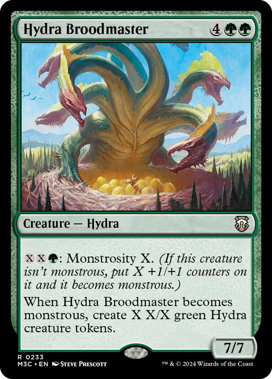 Image for Hydra Broodmaster (Ripple Foil) (233) (Commander: Modern Horizons 3) - Magic: The Gathering