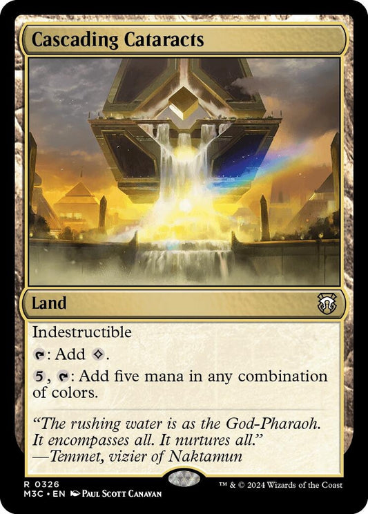 Image for Cascading Cataracts (Ripple Foil) (326) (Commander: Modern Horizons 3) - Magic: The Gathering