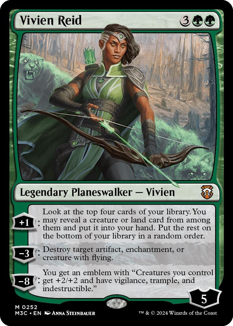 Image for Vivien Reid (Ripple Foil) (252) (Commander: Modern Horizons 3) - Magic: The Gathering