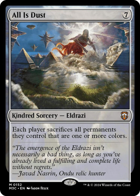 Image for All Is Dust (Ripple Foil) (152) (Commander: Modern Horizons 3) - Magic: The Gathering