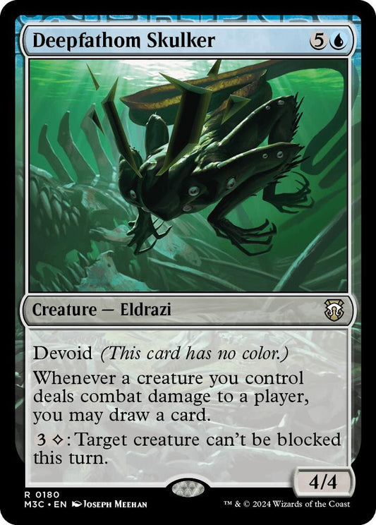 Image for Deepfathom Skulker (Ripple Foil) (180) (Commander: Modern Horizons 3) - Magic: The Gathering