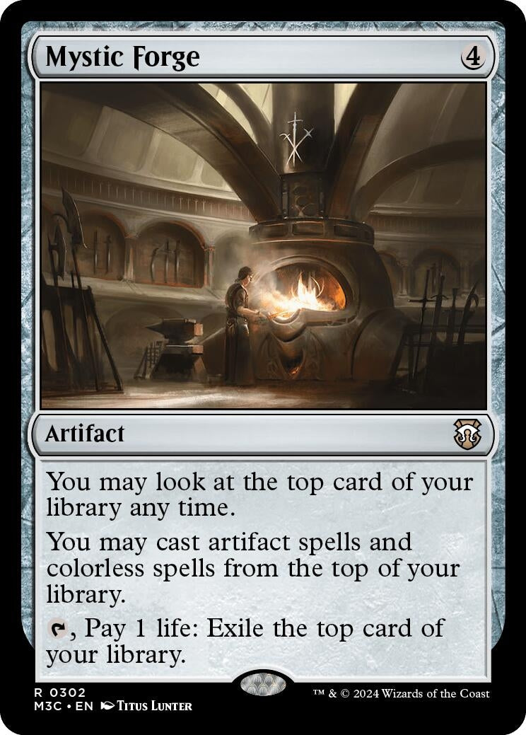 Image for Mystic Forge (Ripple Foil) (302) (Commander: Modern Horizons 3) - Magic: The Gathering