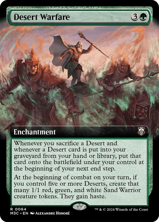 Image for Desert Warfare (Extended Art) (Ripple Foil) (64) (Commander: Modern Horizons 3) - Magic: The Gathering