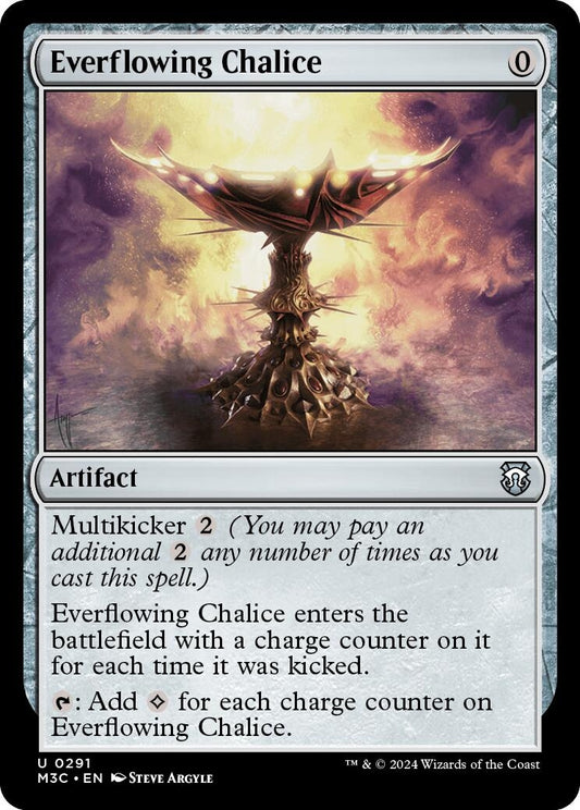Image for Everflowing Chalice (Ripple Foil) (291) (Commander: Modern Horizons 3) - Magic: The Gathering