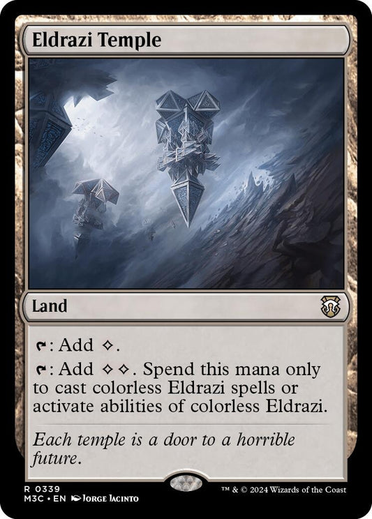 Image for Eldrazi Temple (Ripple Foil) (339) (Commander: Modern Horizons 3) - Magic: The Gathering