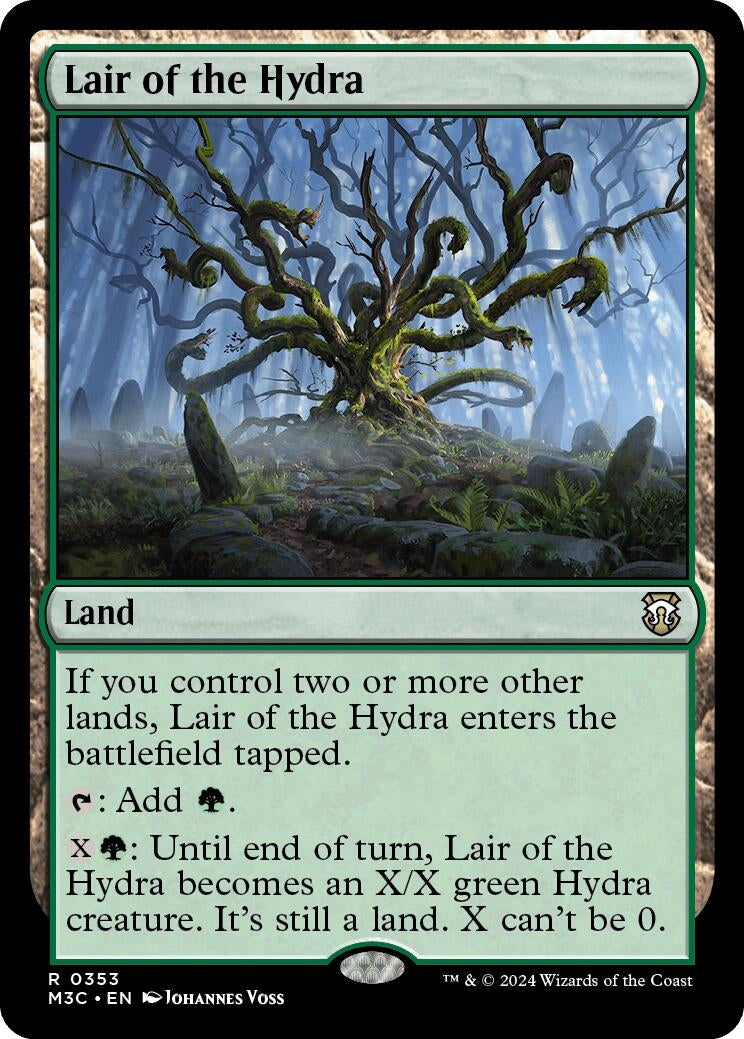 Image for Lair of the Hydra (Ripple Foil) (353) (Commander: Modern Horizons 3) - Magic: The Gathering