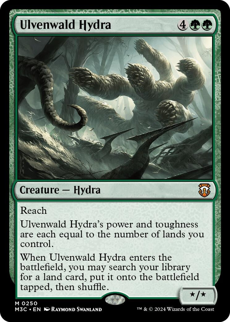 Image for Ulvenwald Hydra (Ripple Foil) (250) (Commander: Modern Horizons 3) - Magic: The Gathering