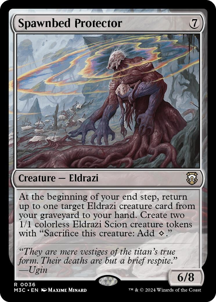 Image for Spawnbed Protector (Ripple Foil) (36) (Commander: Modern Horizons 3) - Magic: The Gathering