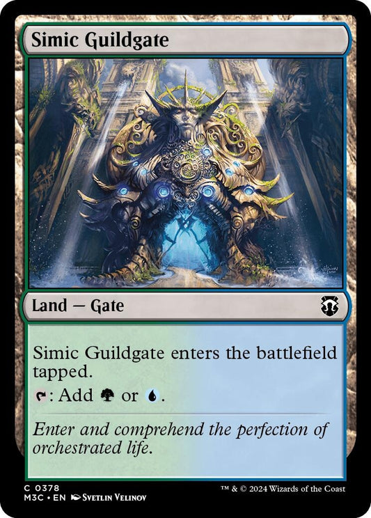 Image for Simic Guildgate (Ripple Foil) (378) (Commander: Modern Horizons 3) - Magic: The Gathering