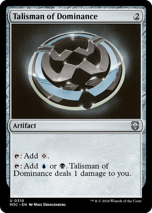 Image for Talisman of Dominance (Ripple Foil) (310) (Commander: Modern Horizons 3) - Magic: The Gathering