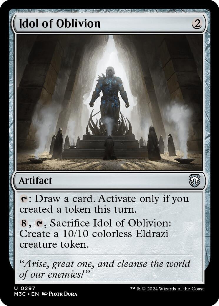 Image for Idol of Oblivion (Ripple Foil) (297) (Commander: Modern Horizons 3) - Magic: The Gathering