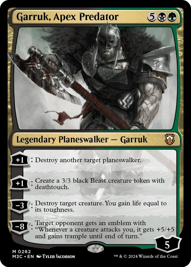 Image for Garruk, Apex Predator (262) (Commander: Modern Horizons 3) - Magic: The Gathering