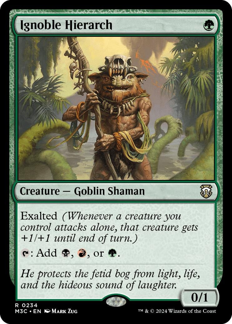 Image for Ignoble Hierarch (234) (Commander: Modern Horizons 3) - Magic: The Gathering