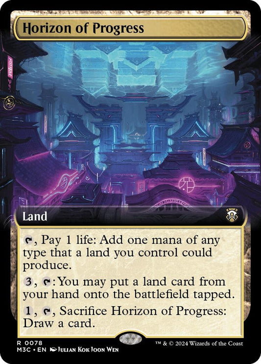 Image for Horizon of Progress (Extended Art) (78) (Commander: Modern Horizons 3) - Magic: The Gathering