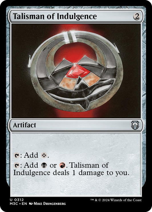 Image for Talisman of Indulgence (312) (Commander: Modern Horizons 3) - Magic: The Gathering
