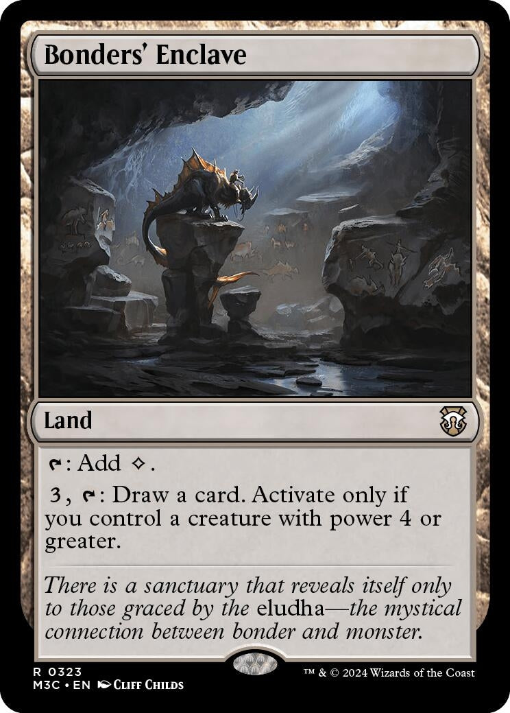Image for Bonders' Enclave (Ripple Foil) (323) (Commander: Modern Horizons 3) - Magic: The Gathering