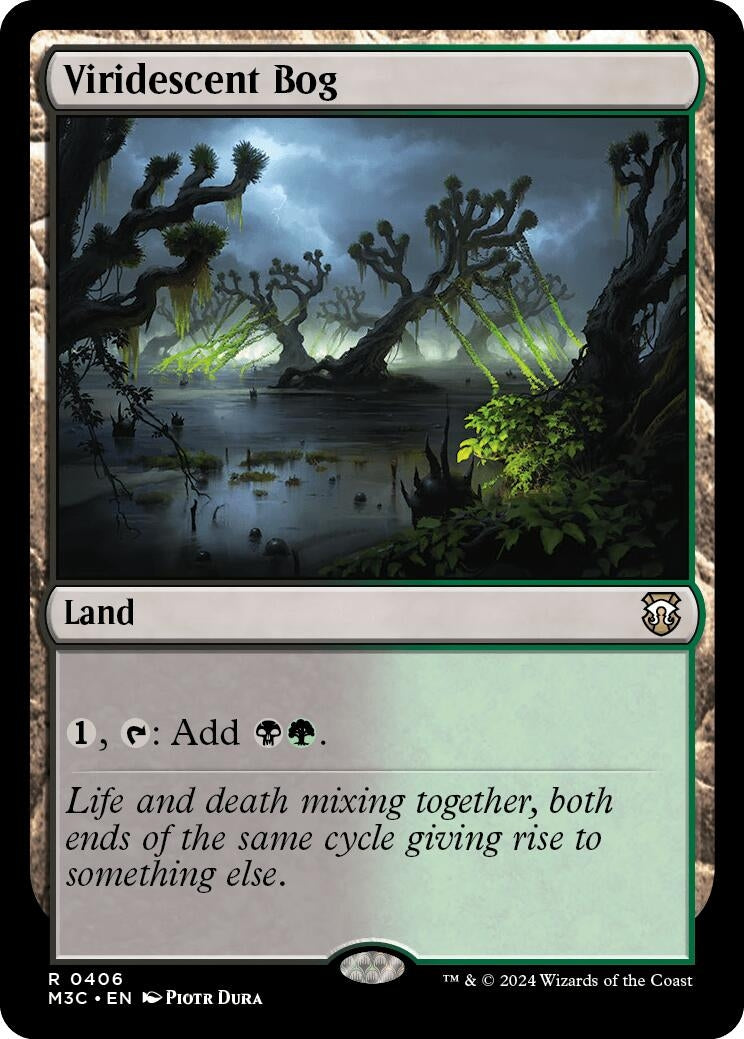 Image for Viridescent Bog (406) (Commander: Modern Horizons 3) - Magic: The Gathering