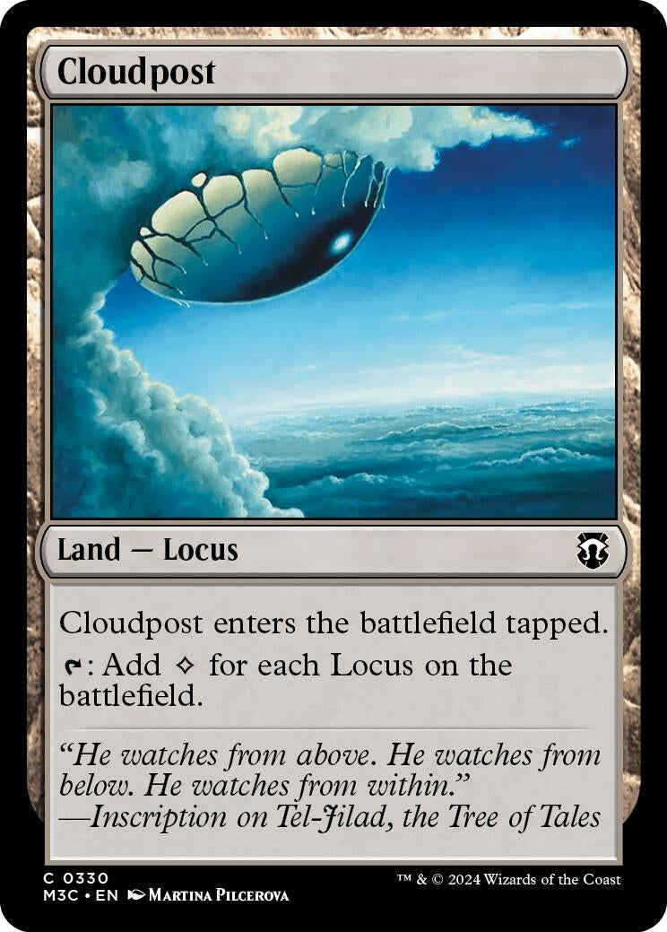 Image for Cloudpost (Ripple Foil) (330) (Commander: Modern Horizons 3) - Magic: The Gathering