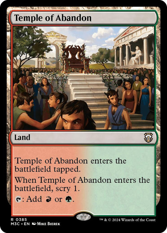 Image for Temple of Abandon (385) (Commander: Modern Horizons 3) - Magic: The Gathering