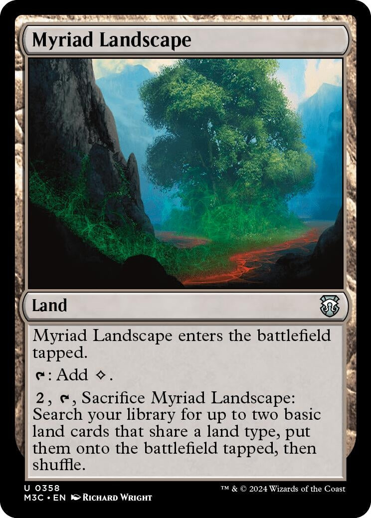 Image for Myriad Landscape (358) (Commander: Modern Horizons 3) - Magic: The Gathering
