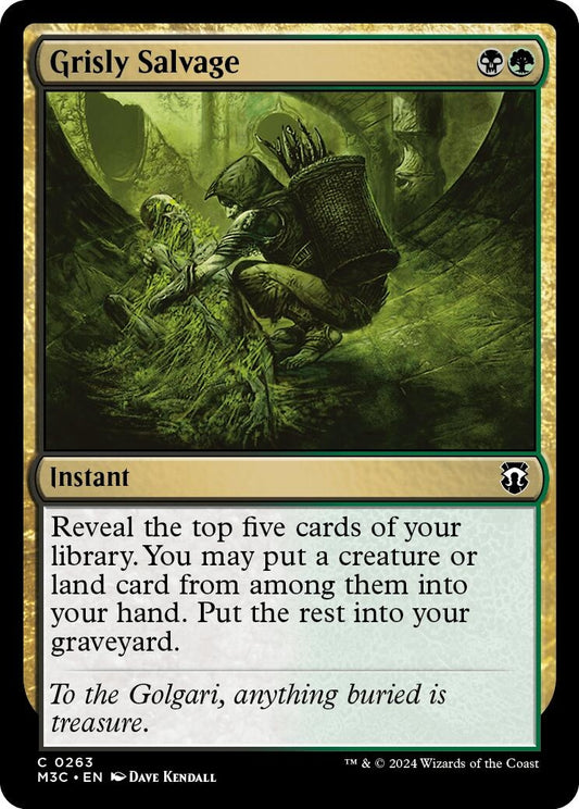 Image for Grisly Salvage (263) (Commander: Modern Horizons 3) - Magic: The Gathering
