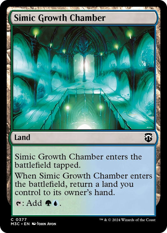 Image for Simic Growth Chamber (Ripple Foil) (377) (Commander: Modern Horizons 3) - Magic: The Gathering