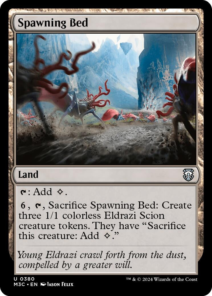 Image for Spawning Bed (Ripple Foil) (380) (Commander: Modern Horizons 3) - Magic: The Gathering