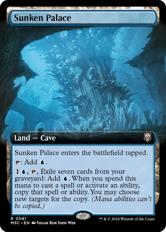 Image for Sunken Palace (Extended Art) (Ripple Foil) (81) (Commander: Modern Horizons 3) - Magic: The Gathering