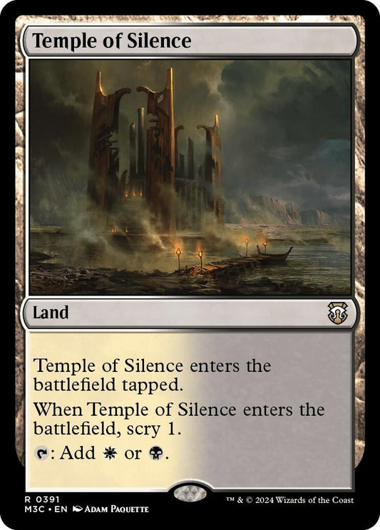 Image for Temple of Silence (Ripple Foil) (391) (Commander: Modern Horizons 3) - Magic: The Gathering