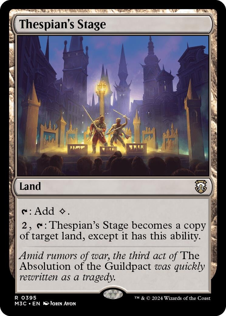 Image for Thespian's Stage (Ripple Foil) (395) (Commander: Modern Horizons 3) - Magic: The Gathering