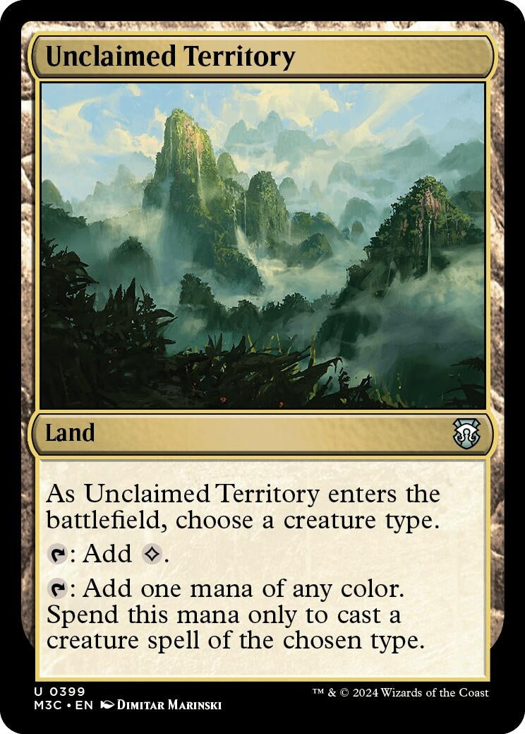 Image for Unclaimed Territory (Ripple Foil) (399) (Commander: Modern Horizons 3) - Magic: The Gathering