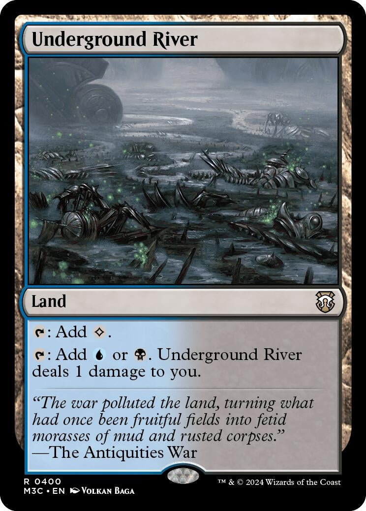 Image for Underground River (Ripple Foil) (400) (Commander: Modern Horizons 3) - Magic: The Gathering