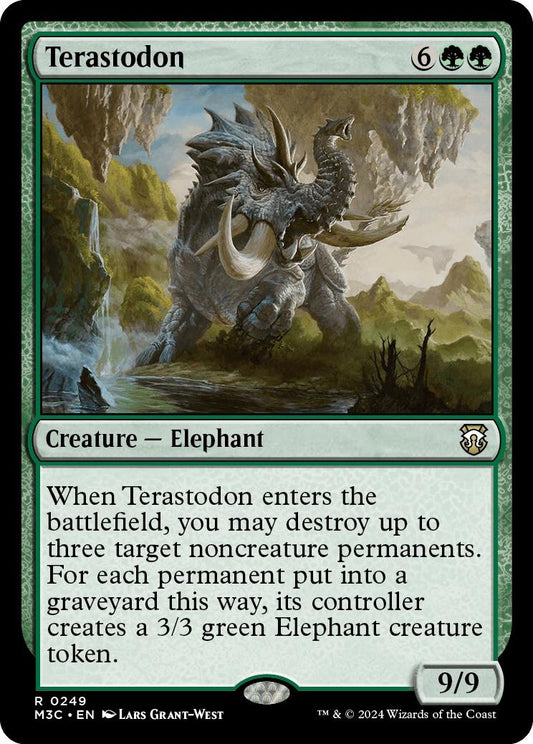 Image for Terastodon (Ripple Foil) (249) (Commander: Modern Horizons 3) - Magic: The Gathering
