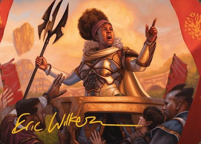 Image for Recruiter of the Guard Art Card (Gold-Stamped Signature) (21) (Art Series: Modern Horizons 3) - Magic: The Gathering