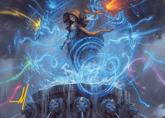 Image for Flusterstorm Art Card (Gold-Stamped Signature) (54) (Art Series: Modern Horizons 3) - Magic: The Gathering