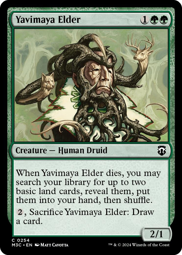 Image for Yavimaya Elder (254) (Commander: Modern Horizons 3) - Magic: The Gathering