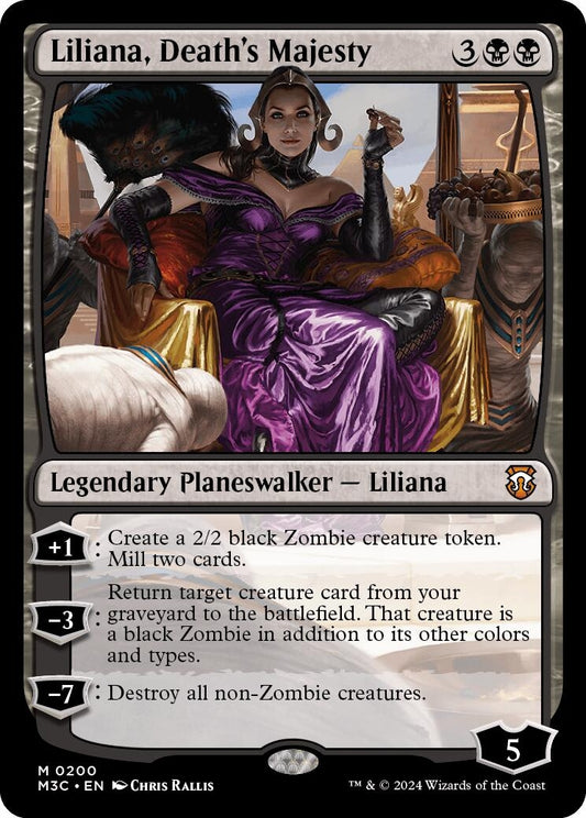 Image for Liliana, Death's Majesty (Ripple Foil) (200) (Commander: Modern Horizons 3) - Magic: The Gathering