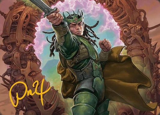Image for Eladamri, Korvecdal Art Card (Gold-Stamped Signature) (9) (Art Series: Modern Horizons 3) - Magic: The Gathering