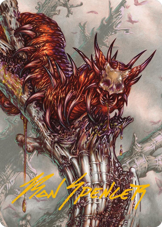 Image for Grist, Voracious Larva Art Card (Gold-Stamped Signature) (53) (Art Series: Modern Horizons 3) - Magic: The Gathering