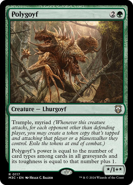 Image for Polygoyf (117) (Commander: Modern Horizons 3) - Magic: The Gathering
